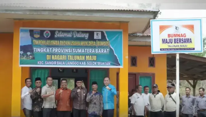 Dorong Kemajuan Nagari, BUMNag Maju Bersama Talunan Maju Solok Selatan Diapresiasi Tim Provinsi