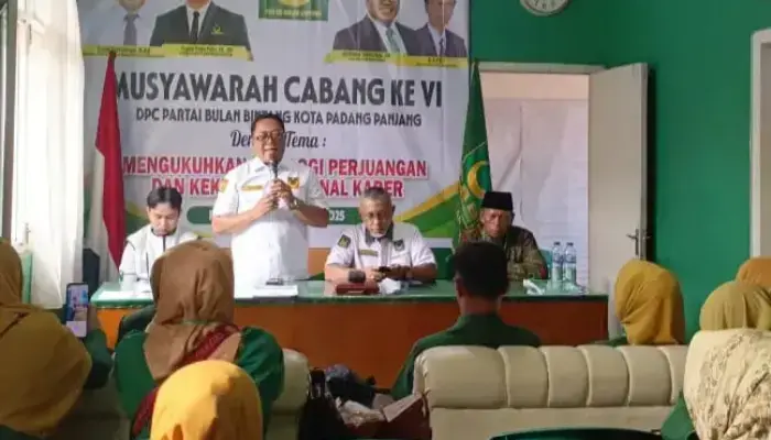Sukses di Pemilu 2024, Hendra Saputra Kembali Dipercaya Pimpin DPC PBB Padang Panjang