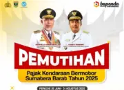 “Amnesti” Gubernur Sumbar! Denda dan Pokok Tunggakan Pajak Kendaraan Betul-betul Gratis