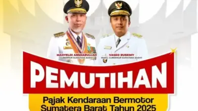 “Amnesti” Gubernur Sumbar! Denda dan Pokok Tunggakan Pajak Kendaraan Betul-betul Gratis