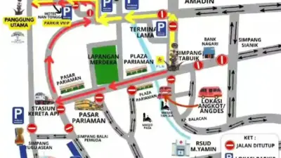 INFO GRAFIS: Rekayasa Perubahan Lalu Lintas Saat Pesona Hoyak Tabuik Piaman 2025