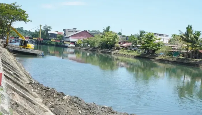 Batang Arau Muaro Mulai Kinclong Sambut HUT Kota Padang ke-356