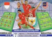 PIALA AFF U23: Jadwal TV Indonesia Vs Malaysia Malam Ini, Partai Krusial Penuh Gengsi!