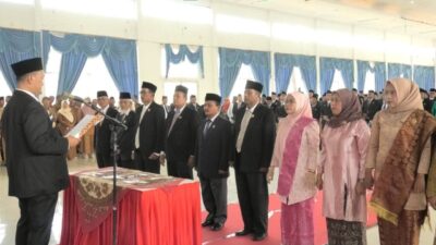 Dapat Perpanjangan Masa Jabatan, 458 Anggota Bamus Nagari di Pasbar Dikukuhkan Kembali