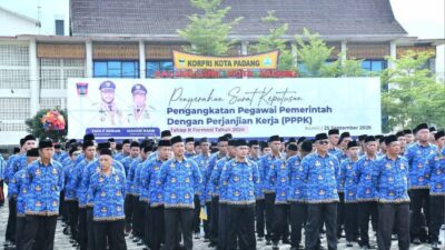 Sah Terima SK, Ini Pesan Tegas Walikota Padang kepada 1.537 Tenaga PPPK Baru!