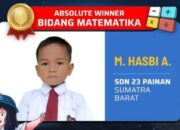 Sosok M. Hasbi Alfa Riski, Bocah Kelas 1 SD Asal Painan Peraih Medali Emas OSN Matematika