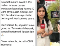 Apa yang Salah dari Pertanyaanya? ID Pers Istana Reporter CNNIndonesia Dicabut usai Wawancara Presiden Soal Keracunan MBG