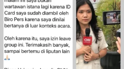 Apa yang Salah dari Pertanyaanya? ID Pers Istana Reporter CNNIndonesia Dicabut usai Wawancara Presiden Soal Keracunan MBG