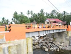 Terputus Setahun Pasca-Banjir, Kini Jembatan Batang Sani Tandikek Selesai Dibangun BNPB