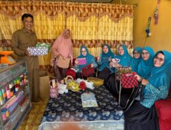 Ketua Dekranasda Dharmasraya Apresiasi Produk Pengrajin Daur Ulang di Nagari Sungai Duo