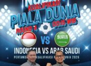 Lokasi Nonton Bareng Indonesia Vs Arab Saudi Malam Ini di Pelataran Jam Gadang Bukittinggi