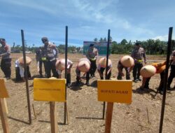 Polres dan Pemkab Agam Tanam Jagung Serentak Kuartal IV di Nagari Lubuk Basung