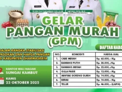 Betul-betul Murah! Kantor Walinagari Sungai Kambut Dharmasraya Gelar GPM Kamis 23 Oktober