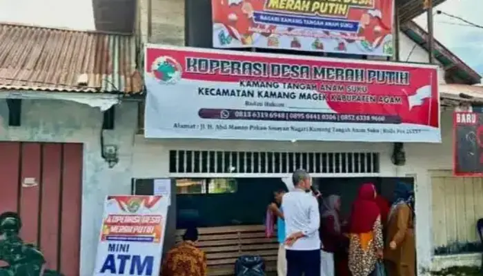 Mulai Beroperasi, Koperasi Desa Merah Putih Kamang Tangah VI Suku Gelar Bazar