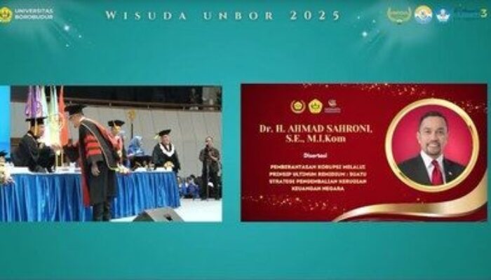 Bukan Menghilang! Diam-diam Ahmad Sahroni Wisuda S3 Raih Gelar Doktor Ilmu Hukum