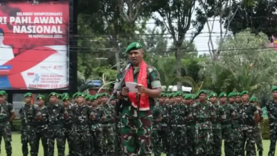 Disambut Bupati Agam, 645 Prajurit Yonif 897/TP Singgalang Tiba di Lubuk Basung