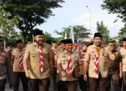 Walikota Padang Fadly Amran Disematkan Lencana Darmabakti Pramuka