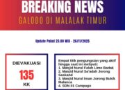 BREAKINGNEWS: Galodo Hantam Malalak Agam, 2 Warga Hilang dan 135 KK Dievakuasi