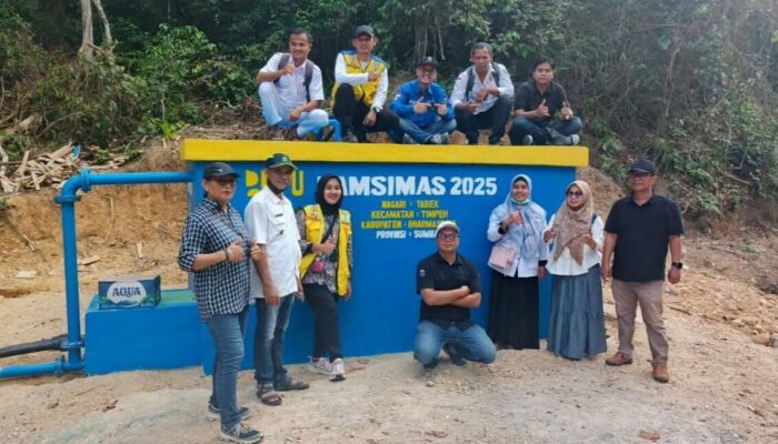 Proyek Pamsimas Rp1,5 Miliar di Dharmasraya Selesai, 3 Nagari Kini Punya Sumber Air Bersih
