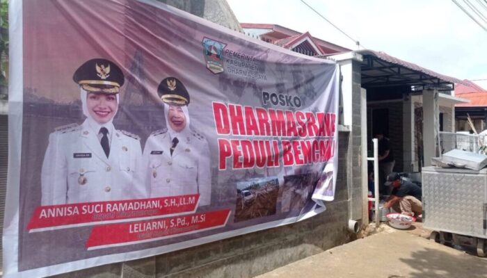 Pemkab Dharmasraya Dirikan Posko Peduli Bencana di Padang