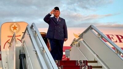 Balik dari Rusia, Prabowo Langsung ke Medan Cek Penanggulangan Bencana Banjir 