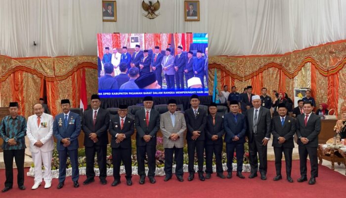 Capaian PE Diatas Rerata Provinsi, Gubernur Puji Pembangunan Pasaman Barat di Sidang HUT ke-22 