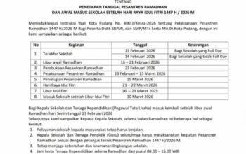 Jadwal Terbaru Pesantren Ramadhan, Libur Lebaran dan Masuk Sekolah Setelah Idul Fitri