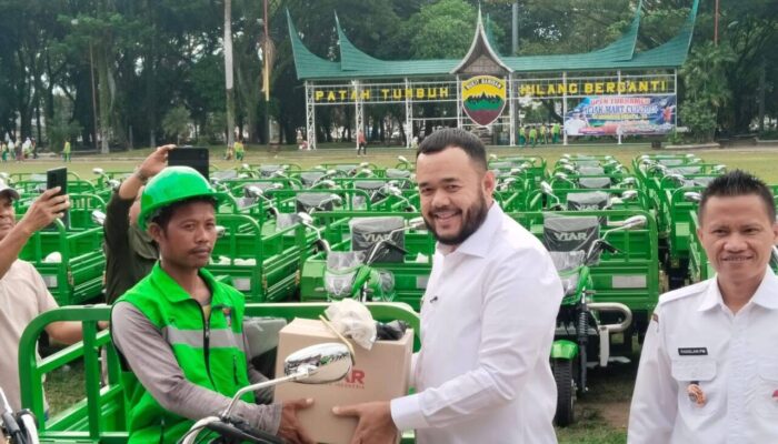 Pemko Padang Tambah Bentor “Sapu Jagat” yang Akan Jemput Sampah ke Permukiman Warga
